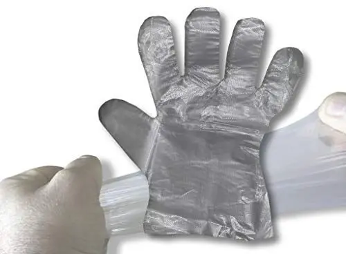 Produktbild: - dm-folien gmbh - PREMIUM Einweghandschuhe 1.000 Stück im Karton | durchsichtige Einmalhandschuhe | wasserdichte Putzhandschuhe | Handschuhe für Friseur | Gummihandschuhe Einweg 120g